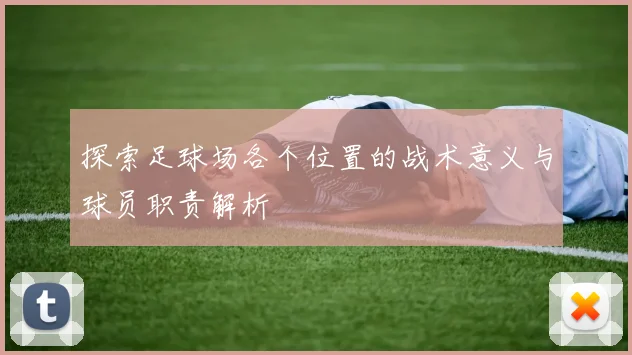 探索足球场各个位置的战术意义与球员职责解析